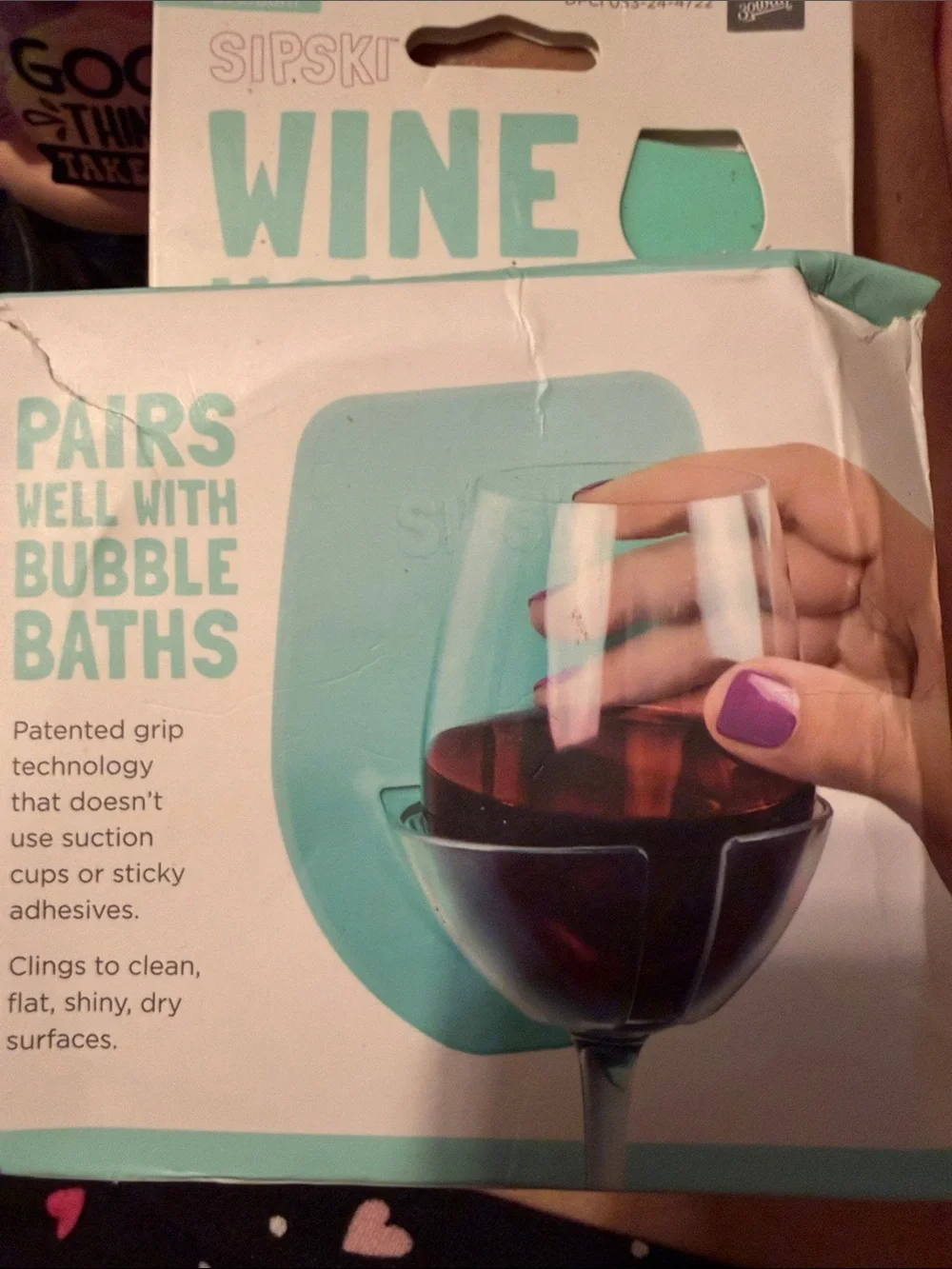 Teal Wine Glass Holder – Teal